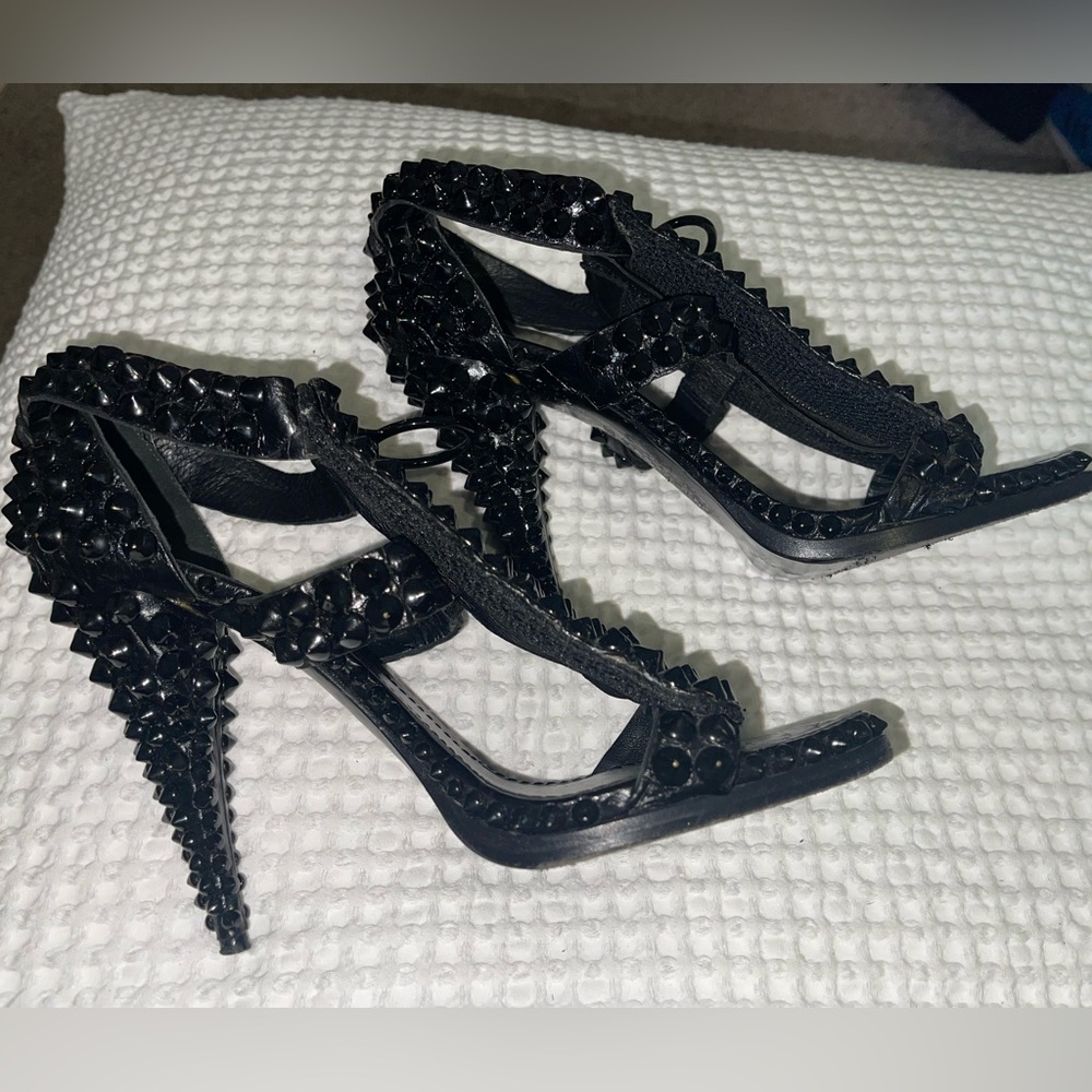 Givenchy Croc Spiked Gladiator Sandals EU 38.5